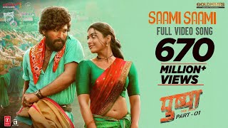 Pushpa Saami Saami  Full Video Song  Allu Arjun Rashmika Mandanna  Sunidhi C  DSP  Sukumar [upl. by Atirahc]