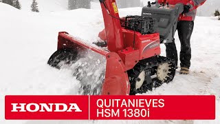 Quitanieves híbrido Honda HSM1380i [upl. by Winne479]