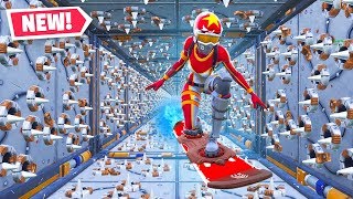 DRIFTBOARD DEATHRUN Parkour in Fortnite [upl. by Ahsirak]