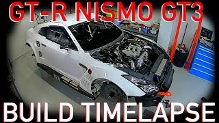 BUILDING A GTR NISMO GT3 FULL TIMELAPSE [upl. by Hannie]