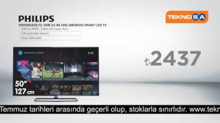 Teknosa Philips 50PUK6400 TV [upl. by Moguel201]