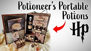 Creating a Harry Potter inspired Portable Potions Box  A Collab with wizardryworkshop [upl. by Jacobah790]