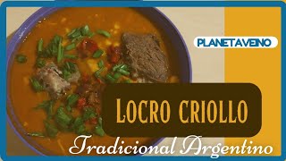 🍲Locro criollo tradicional Argentino  Receta con olla a presión [upl. by Arin157]