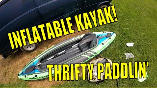 Review Intex Challenger K2 Inflatable Kayak Part 1 [upl. by Amorita123]