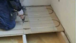 LK Wood 22 Underfloor Heating Install Demo [upl. by Dierolf500]