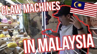 CLAW MACHINES IN MALAYSIA  Arcade Ninja [upl. by Aligna23]