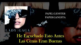 Paper Gangsta  Lady GaGa Traducción  Español [upl. by Miett645]