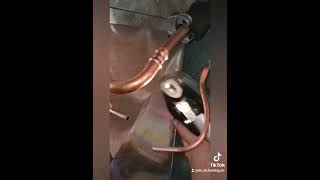 Trane XR13 Install with M18 292222 RLS ACR Press hvac milwaukeetools trane airconditioner [upl. by Ahserak]