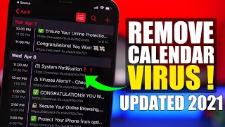 iPhone Calendar VIRUS  SPAM  How To REMOVE It [upl. by Norse]