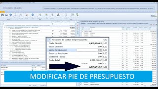 EDITAR PIE DE PRESUPUESTO EN DELPHIN EXPRESS [upl. by Ormsby]