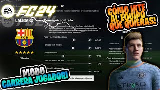 COMO CONSEGUIR OFERTAS DE TRANSFERENCIA EN EL MODO CARRERA DE EA SPORTS FC 24 [upl. by Earleen486]