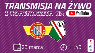 Polonia Środa  Legionistki Warszawa LIVE 23032024 r g 1200 [upl. by Leopoldeen]