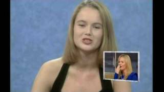 Amanda Holden shown a clip of her on Blind Date on This Morning 25th January 2010 [upl. by Hanny674]