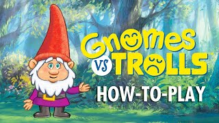 HowToPlay GNOMES vs TROLLS™ Three Corner Card Game [upl. by Purpura]