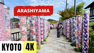 KYOTO JAPAN 🇯🇵 4K Arashiyama — Walking Tour [upl. by Azirb]