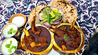 Ultimate Marwadi Mutton Thaal with Kadak Tawa Phula amp Hari Mirch  Indian Street Food [upl. by Jerry]