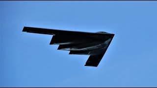 2020 B2 Stealth Bomber Rose Parade Flyover Pasadena California [upl. by Sherborn]