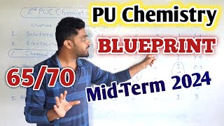 Chemistry numericals amp Important 5 Marks Questions  2nd PUC Chemistry Mid Term Blueprint 2024 [upl. by Niobe]