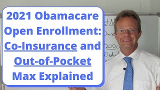 CoInsurance and OutofPocket Max Explained for Obamacare 2021 Open Enrollment [upl. by Griseldis]