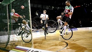 2016 UCI Indoor Cycling World Championships  Cycleball  Day 2 [upl. by Lain]