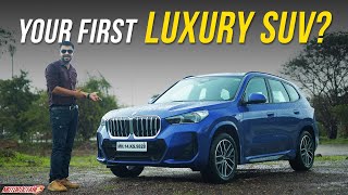 New BMW X1 sDrive18i M Sport 2023  POV Driving Exterior Exterior amp My Modes [upl. by Aliahkim]