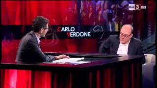 Carlo Verdone  Che tempo che fa del 14122014 [upl. by Notaes577]