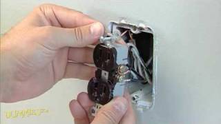 How to Replace a Standard Electrical Outlet For Dummies [upl. by Friedrich]