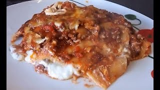 lasagne bolognaise a la creme fraiche simple rapide et délicieux😊👍 [upl. by Salokcin71]