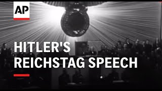 Hitlers Reichstag Speech [upl. by Delogu930]