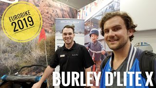 Burley DLite X auf der Eurobike 2019  Premium Trailer für 2 Kinder kurz vorgestellt [upl. by Aiveneg]