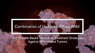 Combination of Hedyotis Diffusa PeptideBased Vaccine as Treatment Strategies for HPVrelated Tumors [upl. by Ilesara]