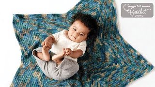 Easy Crochet Baby Starlight Star Blanket [upl. by Allemat]