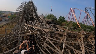 Viper Roller Coaster  Six Flags Great America Gurnee IL [upl. by Doreen]