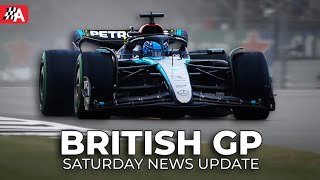 An AllBritish OneTwoThree  F1 British Grand Prix Saturday Update [upl. by Jemena615]