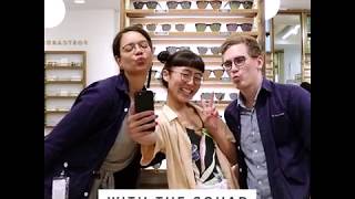 Warby Parker  Top 5 places to take a seflie at our Brooklyn store [upl. by Adlen824]