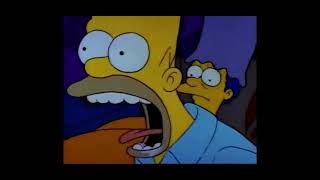 The Simpsons  Homer Simpson Screams that he had a nightmare [upl. by Chavez]