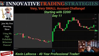 Live Trading Recap  Dec 20 2023  Very Small Account Challenge Using The Einstein Trading Method [upl. by Eryt]