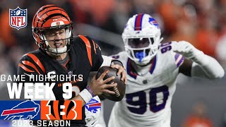 Buffalo Bills vs Cincinnati Bengals  2023 Week 9 Game Highlights [upl. by Timothee661]