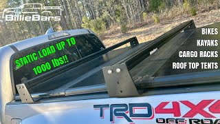 Truck Bed Crossbars  Tonneau Cover  BillieBars [upl. by Behn]