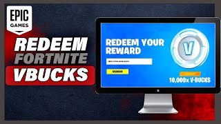 How To Redeem Fortnite V Bucks Code Without Epic Games Account [upl. by Ayotac]