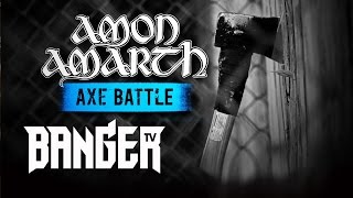 AMON AMARTH  Viking Axe Battle at Torontos BATL [upl. by Gerrilee934]