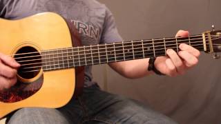 Guitar Chords Up the Neck G C Em D Ep 10 GuitarWOD [upl. by Lisan]