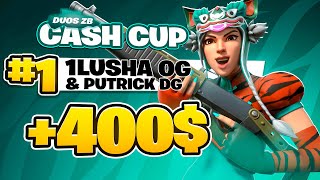 1ST OG ZEROBUILD CASH CUP 400 🏆 wputrick l 1lushafn [upl. by Leggett]