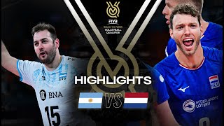 Argentina vs Netherlands  Highlights  Mens OQT 2023 [upl. by Aynam]