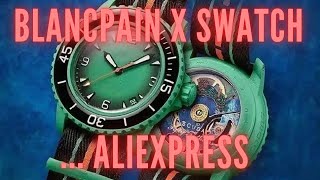 Reloj Blancpain x Swatch ALIEXPRESS [upl. by Rairb]