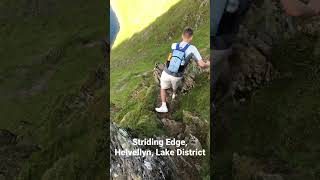 Striding Edge Helvellyn Lake District Cumbria [upl. by Granniah55]