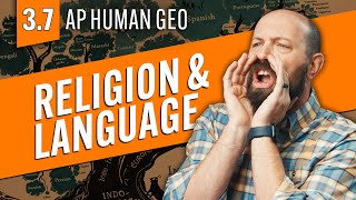 How LANGUAGES amp RELIGIONS Diffuse AP Human Geography Review—Unit 3 Topic 7 [upl. by Ocirema799]