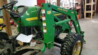 Power beyond port finally identified on John Deere 4510 with 460 loader [upl. by Rodenhouse247]