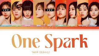 TWICE  ONE SPARK but you are Nayeon amp Jihyo Color Coded Lyrics Karaoke [upl. by Hillard]