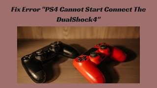 How To Fix PS4 When It Says quotCannot Start PS4 Connect The Dualshock4 fix ps4 dualshock4 howto [upl. by Frayne]